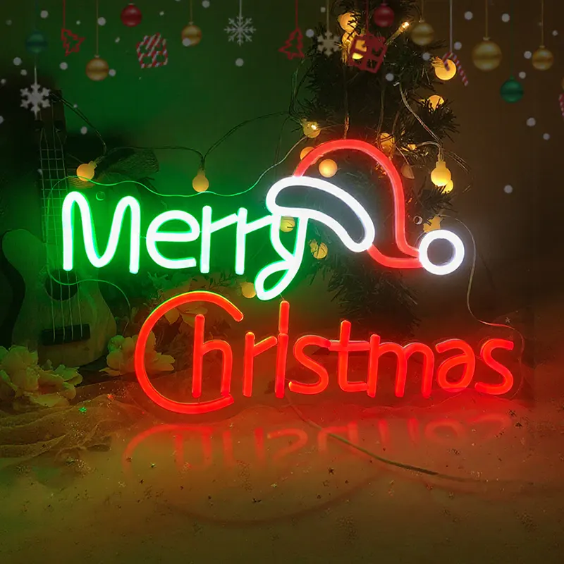 Parıldamak: Noel Neon Tabelalarının Şenlikli Işıltısını Kucaklamak 1