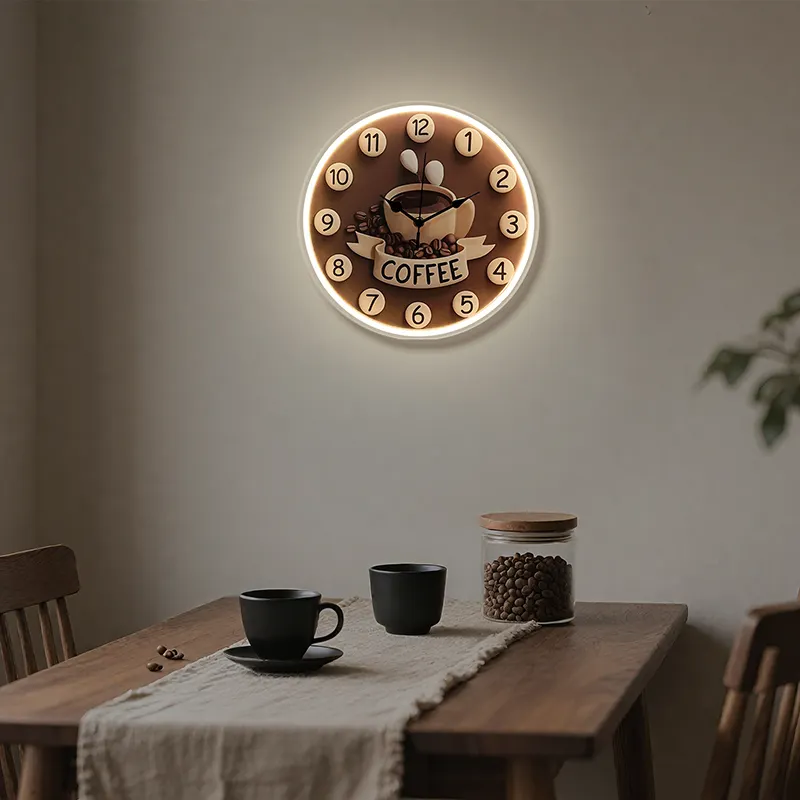 Neonklocklampa av JXIN 2