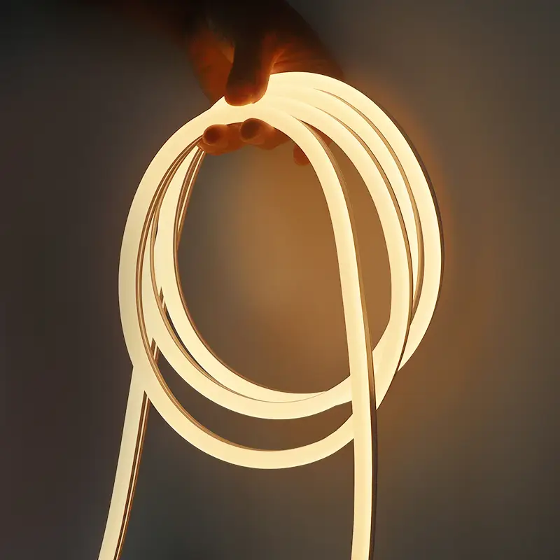 Mass Production Custom Made Flexible Illuminated LED Silicone Snap-in Neon Strip 1
