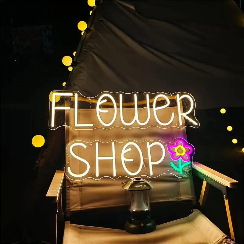 Wholesale Waterproof and Dustproof Tender Silicone Strip Outdoor Usage Flower Shop Neon Sign Light for Garden 1