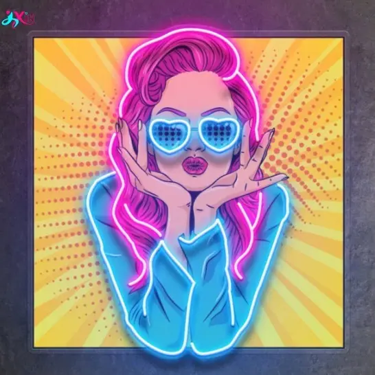 Klockan Neonskylt Inomhus Neonljus Partihandel - JXIN 2