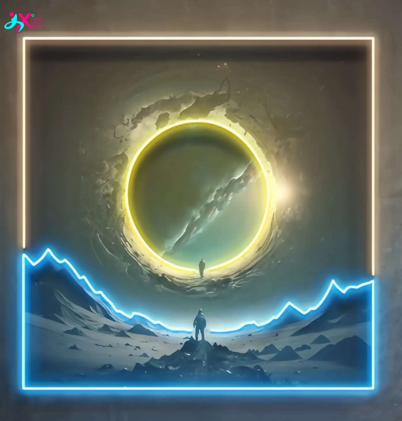 Προσαρμοσμένη φωτεινή επιγραφή για μοντέρνα διακόσμηση σπιτιού - Λύση εσωτερικού φωτισμού 1