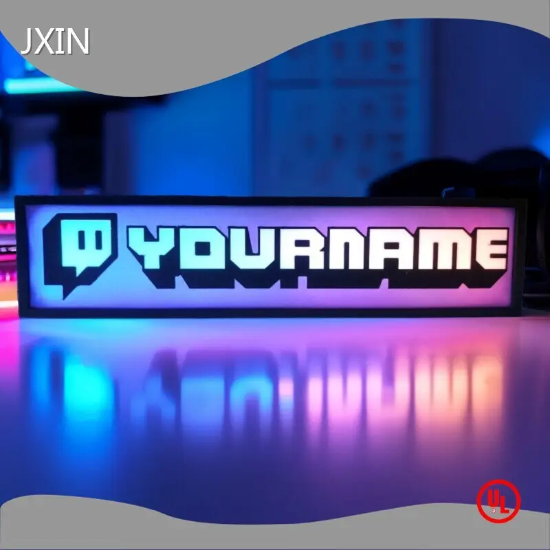 ผู้ผลิตป้ายไฟ LED กล่องไฟนีออนสีแดงสำหรับนาฬิกา 1