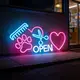 JXIN Neon Light Wall Clock Factory 2