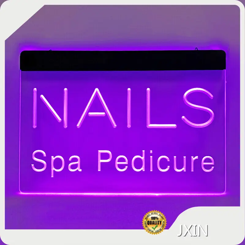 Enseignes lumineuses LED pour salons de beauté par JXIN 1