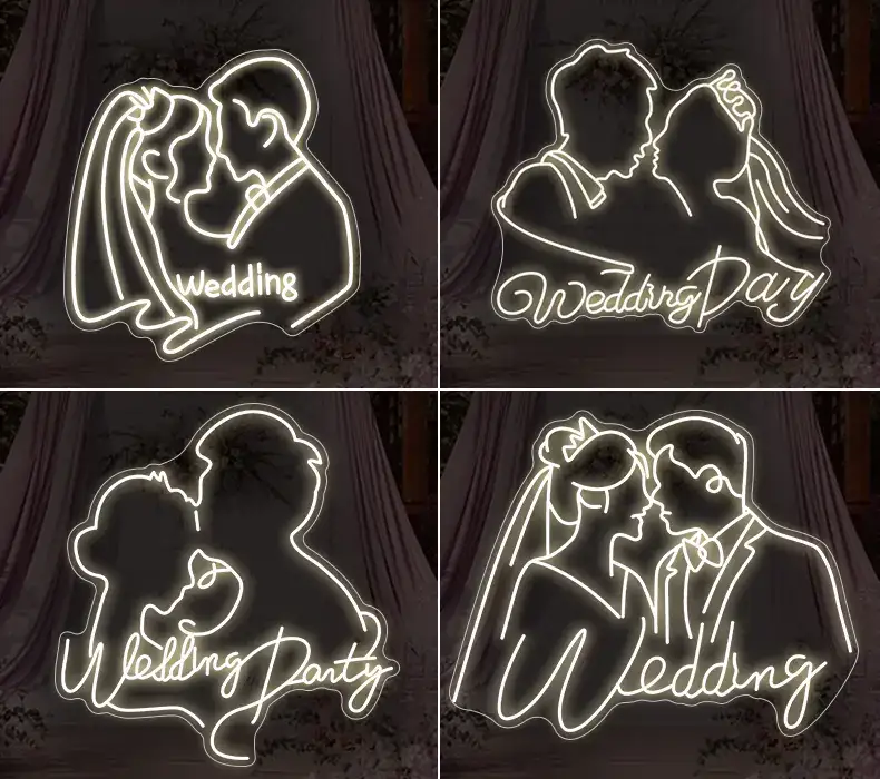 custom neon signs for wedding